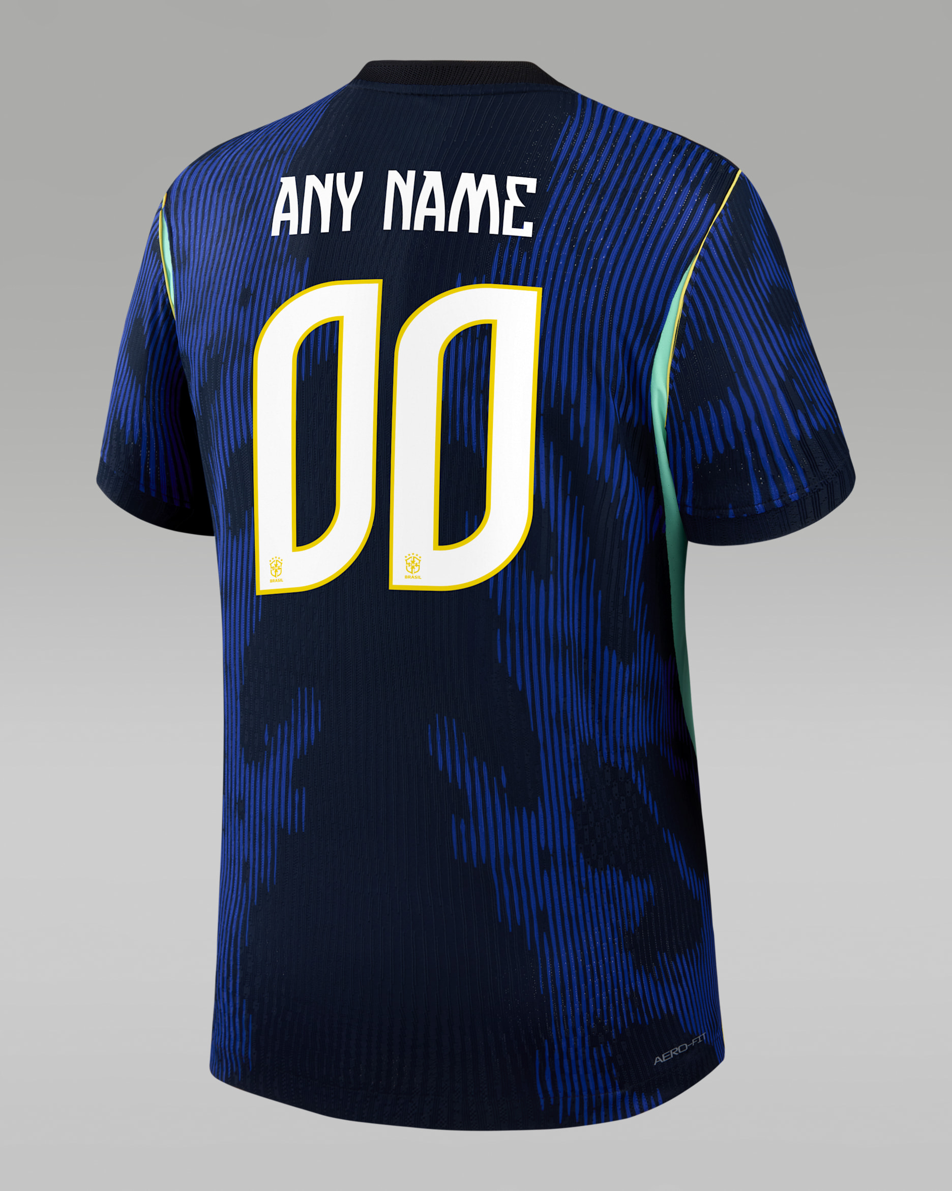 Brazil 2026 Match Away Men's Jordan Aero-FIT Soccer Authentic